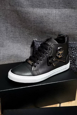 PhiliPP Plein High-Top Fashion Men Shoes--003